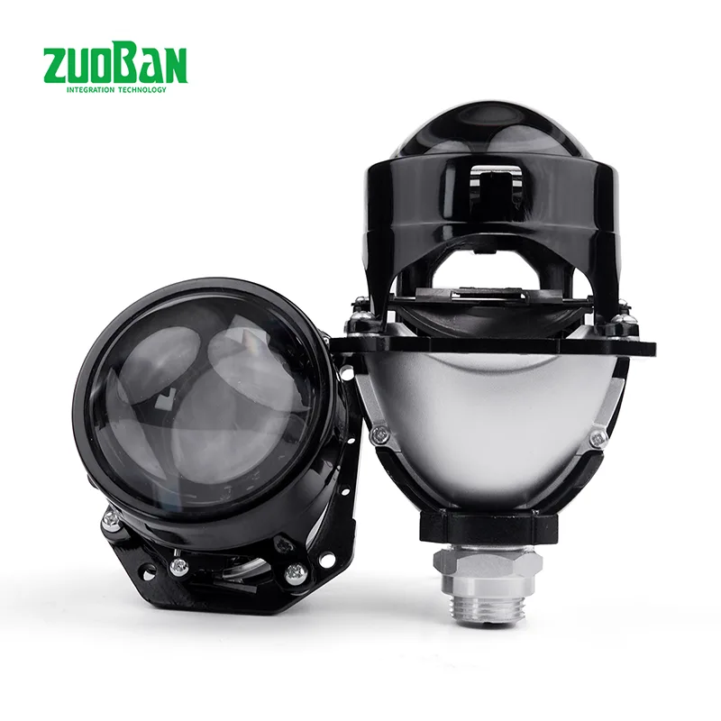 2.5-inch plug-and-play single-cup dual-light lens headlamp T0325