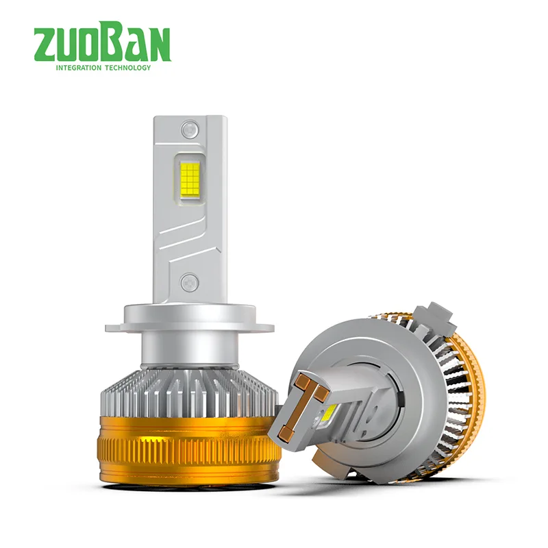 X20 Triple Copper Tube 200W Automotive LED Headlight | Intelligent Temperature Control, Ultra-Bright at Focused Beam